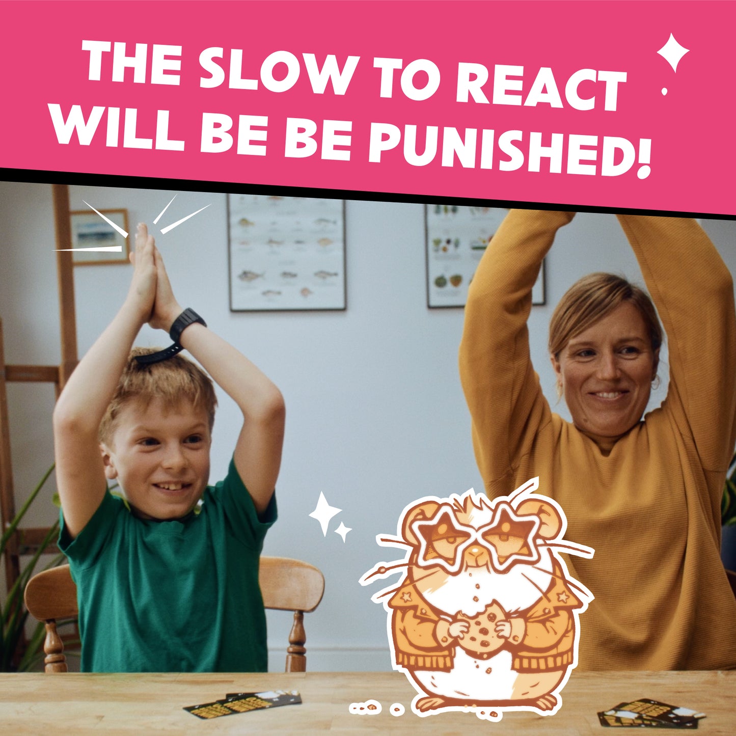 Ninja Hamster Apocalypse Disco (New 2025 Larger Box)