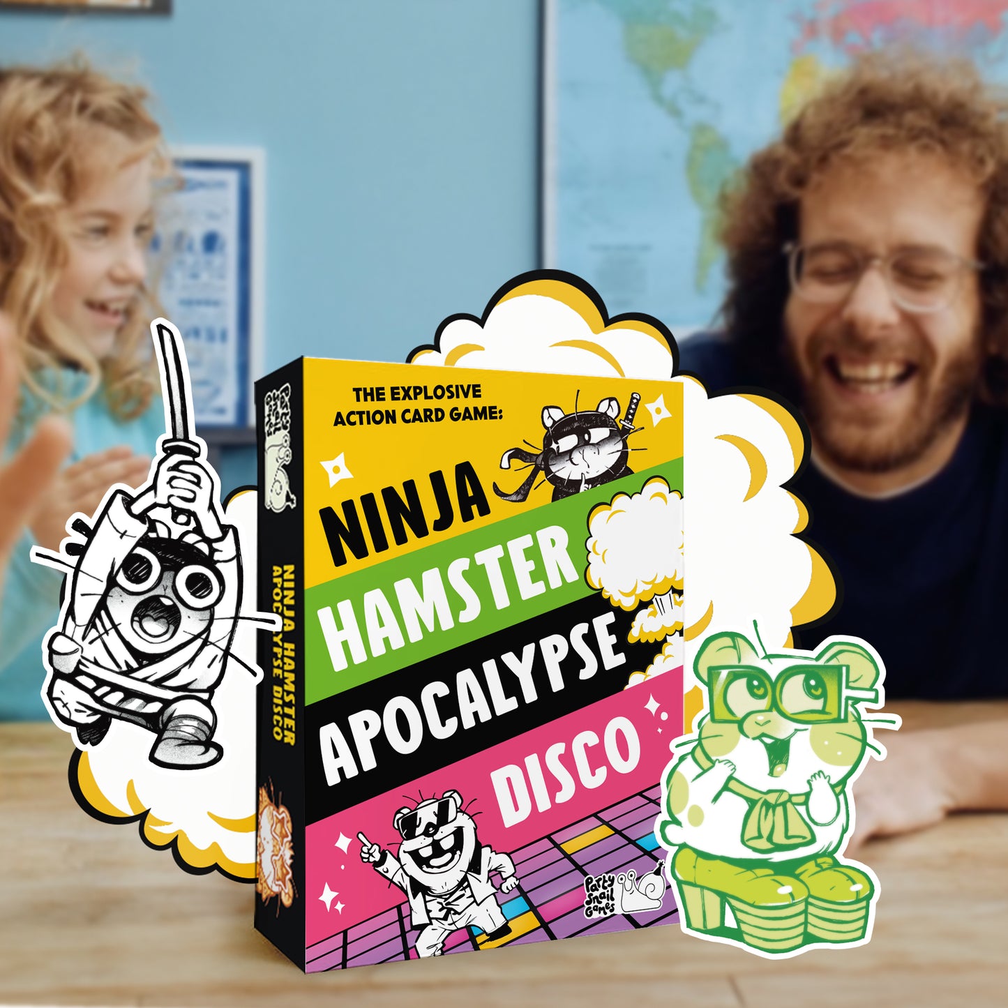 Ninja Hamster Apocalypse Disco (Original small box)