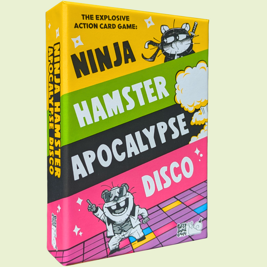 Ninja Hamster Apocalypse Disco (New 2025 Larger Box)